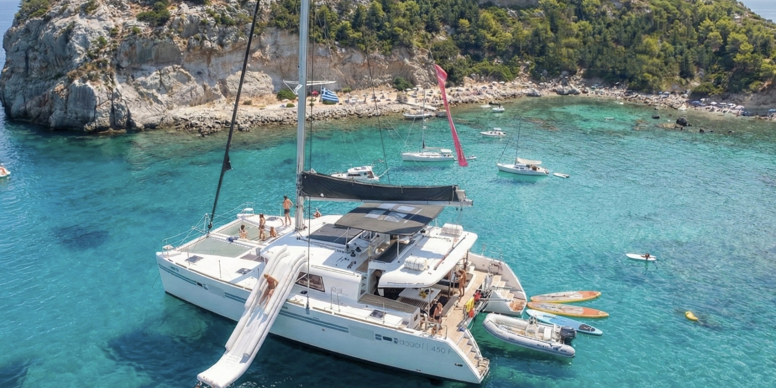 Crete private catamaran experiances